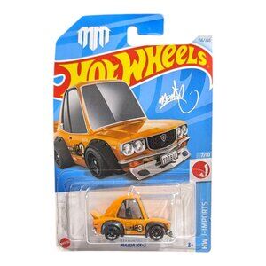 Hot Wheels Mazda RX-3 Tooned Orange #156 Mainline Case H New JDM